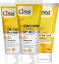 Qraa De Tan Combo Pack | Scrub 100gm, Face Wash 100gm & Sunscreen Cream SPF 30 100gm (3 Items in the set)...