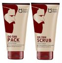 Qraa Men De Tan Pack, 120 g with De Tan Scrub for Men, 100 g...