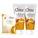 Qraa Ubtan Kit -For glow and brightening | Combo pack of Ubtan facewash 100g, Ubtan scrub 100g & Ubtan pack 50g...