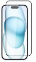 QsmQam Advanced Tempered Glass Compatible with Apple iPhone 15 with Anti-Burst 9H Hardness Edge-to-Edge Coverage Screen Guard...