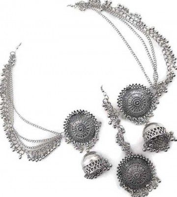 qto  Alloy Silver Jewel Set  