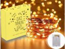 Quace Copper String Led Light 10M 100 LED Battery Powered Wire Decorative Fairy Lights - Warm White...
