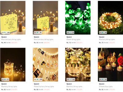 Quace String Lights Upto 89% off Starting From Rs.60