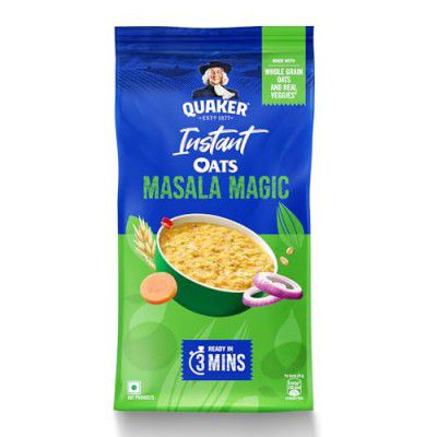 Quaker Instant Oats - 400g, Masala Magic, Made with Wholegrain oats