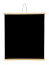Qualimate Black Board for Kids for Home Smart Rolled up Board for Classroom Teaching Chalk Board Wall Hanging for Children (18 x 23 Inches)...
