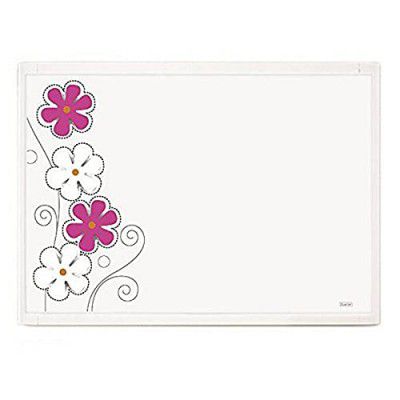 Quartet Flower Design Magnetic Combination Board (23 x 17 inches)