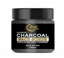 Quat Charcoal Natural Active Face Scrub for Glowing Skin, Oily Skin (100 Gm) For Men and Women...