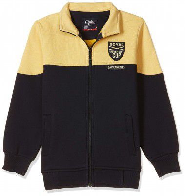 Qube By Fort Collins Boy's Fleece Round Neck Sweatshirt