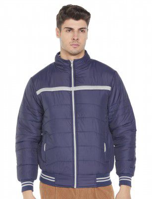 Qube By Fort Collins Men's Polyester Standard Length Regular Fit Lightweight Winter Jacket - Sporty