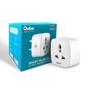 QUBO 10A Wifi + BT Smart Plug from Hero Group, Energy Monitoring, Suitable for small devices like TVs, Air Purifiers, Mobile & Laptop Chargers (Voice Control with Amazon Alexa and Google Assistant)...