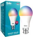 Qubo B22 LED Wi-Fi BT 16 Million Colours Voice Control Alexa OK Google Smart Bulb...