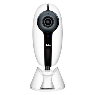 Qubo Outdoor Security Camera (White) from Hero Group | Made in India | IP65 All-Weather | CCTV Wi-Fi Camera | Night Vision | 1080p Full HD | Mobile App Connectivity | Cloud & SD Card Recording