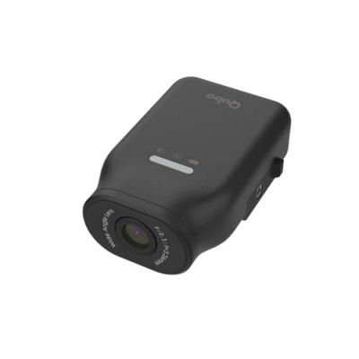 Qubo Smart Bike Digital Cam Pro by Hero Group | 3Mp 1296P | 2000 Mah | 124 Degree Wide Angle | Night Vision | for Motorcycles, Bicycles | Proof On Demand | Record Your Rides | Made in India |,Black