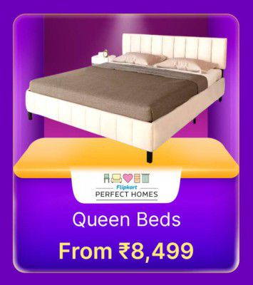 Queen Beds from Rs. 8499 in Flipkart Big Billion Days   