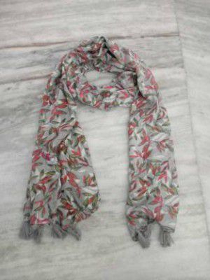 queenlove Floral Print Polycotton Women Stole