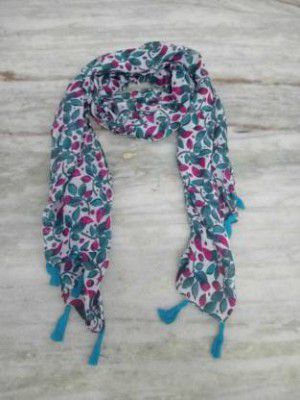queenlove Floral Print Polycotton Women Stole