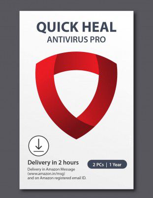 Quick Heal Antivirus Pro Latest Version - 2 PCs, 1 Year