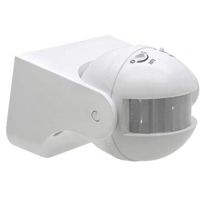 Quick Sense (Qs-09): 180` 220V LUX Time Adjustment, Wall-Mount PIR Motion Switch with Light Energy Saving Automatic Sensor, White