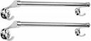 QUXOZO 24 inch 2 Bar Towel Rod  (Stainless Steel, Aluminium Pack of 2)...