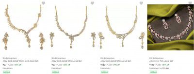 R A Enterprises Jewellery Sets Upo 93% Off