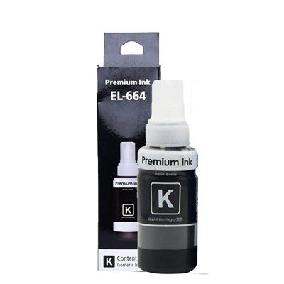 R C Print Ink Refill Compatible for EPSON L310, L565, L1300, L361, L380, L405, L365, L485, L220, L360, L130 (1 Black)