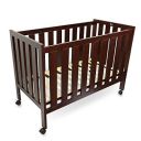 R for Rabbit Babys Den Lite Wooden Baby Cot/Crib Sofa Bed for Babies Sleeping 3 Level Height Adjustment (Light Brown)...