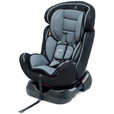 R for Rabbit Convertible Baby Car Seat Jack N Jill Grand Innovative ECE R44/04 Safety Certified Car Seat for Kids of 0 to 7 Years Age with 3 Recline Position | 6 Months of Warranty | (Black Grey)