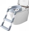 R for Rabbit Hiltop Kids Step Stool Adjustable & Non-Slip Ladder for 1 -7 Years Kids Potty Seat  (Grey White)...