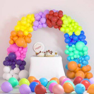 R G ACCESORIES Solid Red Pink Purple Green Blue Balloon