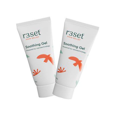 R3SET Natural Pain Relief Gel 50g, Pack of 2