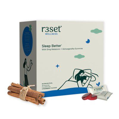 R3SET Sleep Gummies with 5mg Melatonin - 30 Days 
