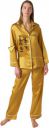 RAAKA  Women Self Design Yellow Shirt & Pyjama set...