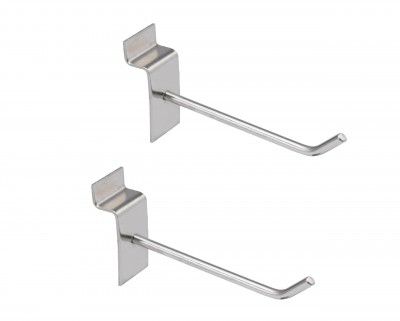 RAB Slat Wall Hooks (Socks Hook Slat, Size- 4" Inch, Pack of 2 PCS)