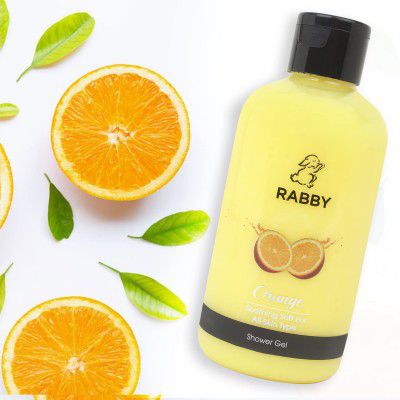 RABBY Orange Daily-Use Shower Gel 200ml