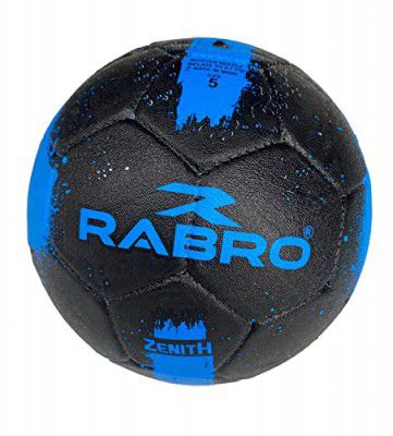 RABRO Soccer Ball, Soccer Ball Size 5, Zenith Rubber Football/Soccerball for Men & Women (Blue)