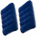 radhefab Air Solid Travel Pillow Pack of 2  (Blue)...