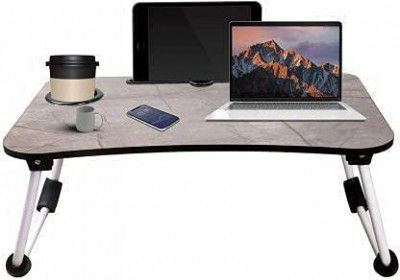 Radiant Wood Smart Multi-Purpose Laptop Table (Dark Marble)
