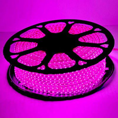 Radiato ES Led Strip(Rope) SMD Roll Super Thin 3014 Waterproof with Adapter. (Pink, 20 Meter)
