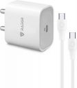RAEGR 20 W PD 1.5 A Wall Charger for Mobile with Detachable Cable (White)...