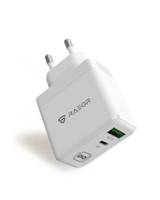 RAEGR RapidLink 1150 GaN 65W Adapter PD+Dual USB Wall Charger RG10309