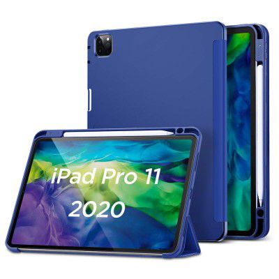 RAEGR Shield by ESR iPad Pro 11 Case, Rebound Pencil Protection Case / Cover Designed for iPad Pro 11 (2nd Gen, 2020)