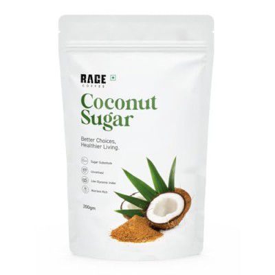 Rage Coffee Coconut Sugar 200g - Natural and Healthy Replacement for Sugar - Refined Taste | Unprocessed Sweetener | Guilt-Free Lifestyle