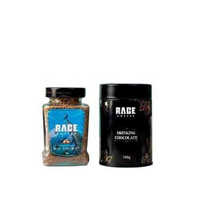 Rage Coffee Combo - Instant Coffee And Drinking Chocolate Powder Mix | 50 gms & 100 gms | Crème Caramel Flavoured Coffee | Made In India