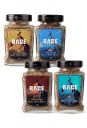 Rage Coffee Combo Pack of 4 Premium Instant Coffee - 50gms each of Irish Hazelnut, Dark Chocolate, Crème Caramel, Butterscotch Delight | Premium Arabica Beans | Hot or Cold Coffee...