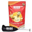 Rage Coffee Extra Strong Blend (200g) + Frother - Bold Coffee Experience with Perfectly Frothy Creations...