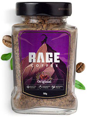 Rage Coffee Original Coffee Blend 100% Pure Arabica Beans | (Original Unique Blend, 50g)