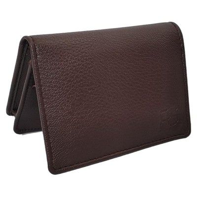 RAGE GAZE Slim Wallet Men's Stylish Synthetic Leather, Brown