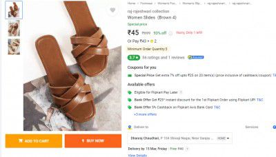 raj-rajeshwari collection Women Slides (Brown 4)