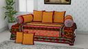 RajasthaniKart Traditional 6 Piece Diwan Set - 100% Cotton...