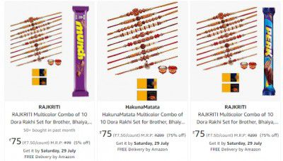 Rakhi Set & Gift Starts ₹40 + With Apply Coupon